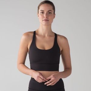 RARE LULULEMON Mind Over Miles Bra - Black